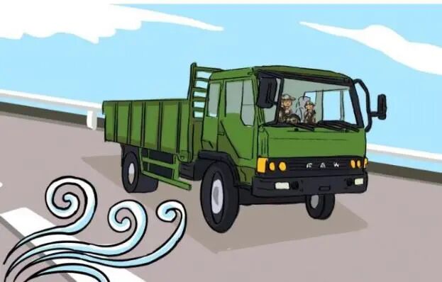 出行提示_大風天氣安全駕車_緊閉車門防風沙