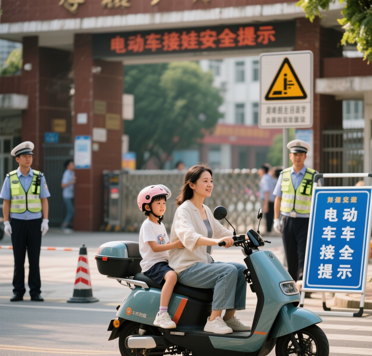 電動(dòng)車接娃交警嚴(yán)查升級(jí)_3類車禁行接娃_禁行