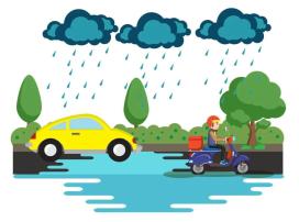 運(yùn)城市山洪災(zāi)害預(yù)警_雨天安全行車知識(shí)_出行提示