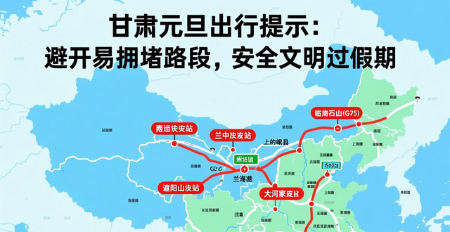 出行提示_元旦假期甘肅交通出行路況_易擁堵路段及繞行提示