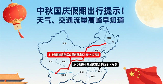 出行提示_中秋國慶假期道路交通流量預(yù)測(cè)_中秋節(jié)國慶節(jié)交通安全出行提示