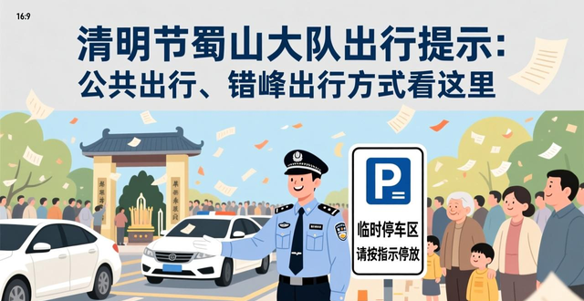 清明祭掃專線 公交出行提示 小蜀山陵園停車區(qū)域_出行提示